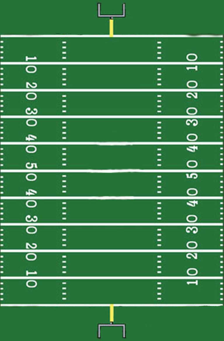 Blank Football Field Template Professional Template Examples