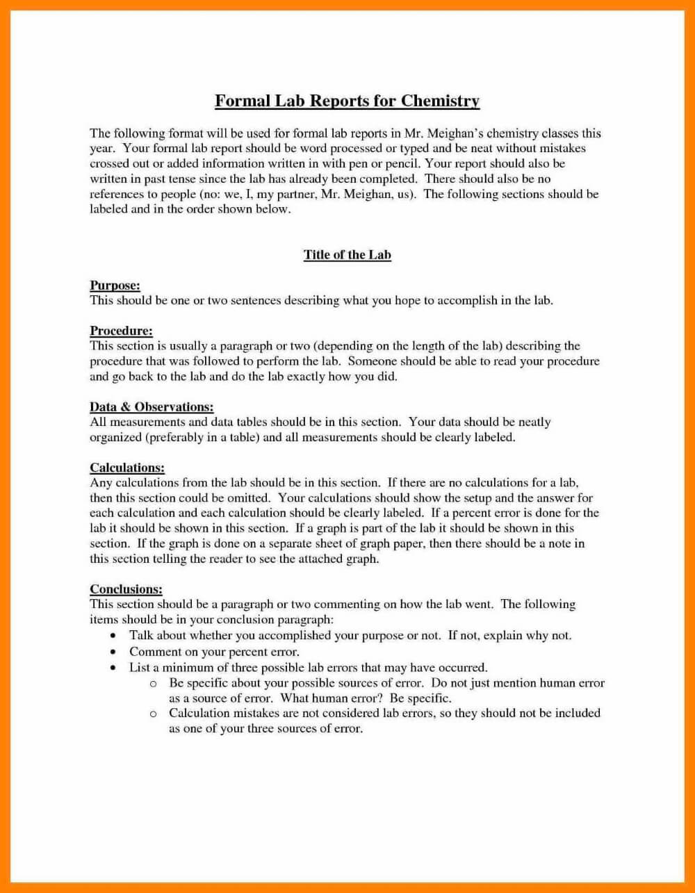 Formal Lab Report Template Ideas Frightening Example Throughout Expert Witness Report Template