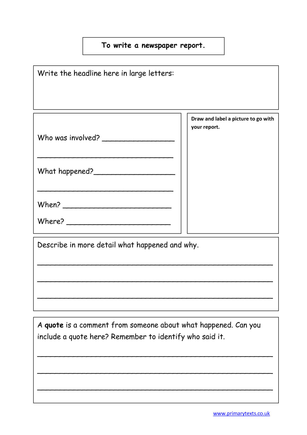 Found On Bing From Www.izzness | Book Report Templates Pertaining To Science Report Template Ks2