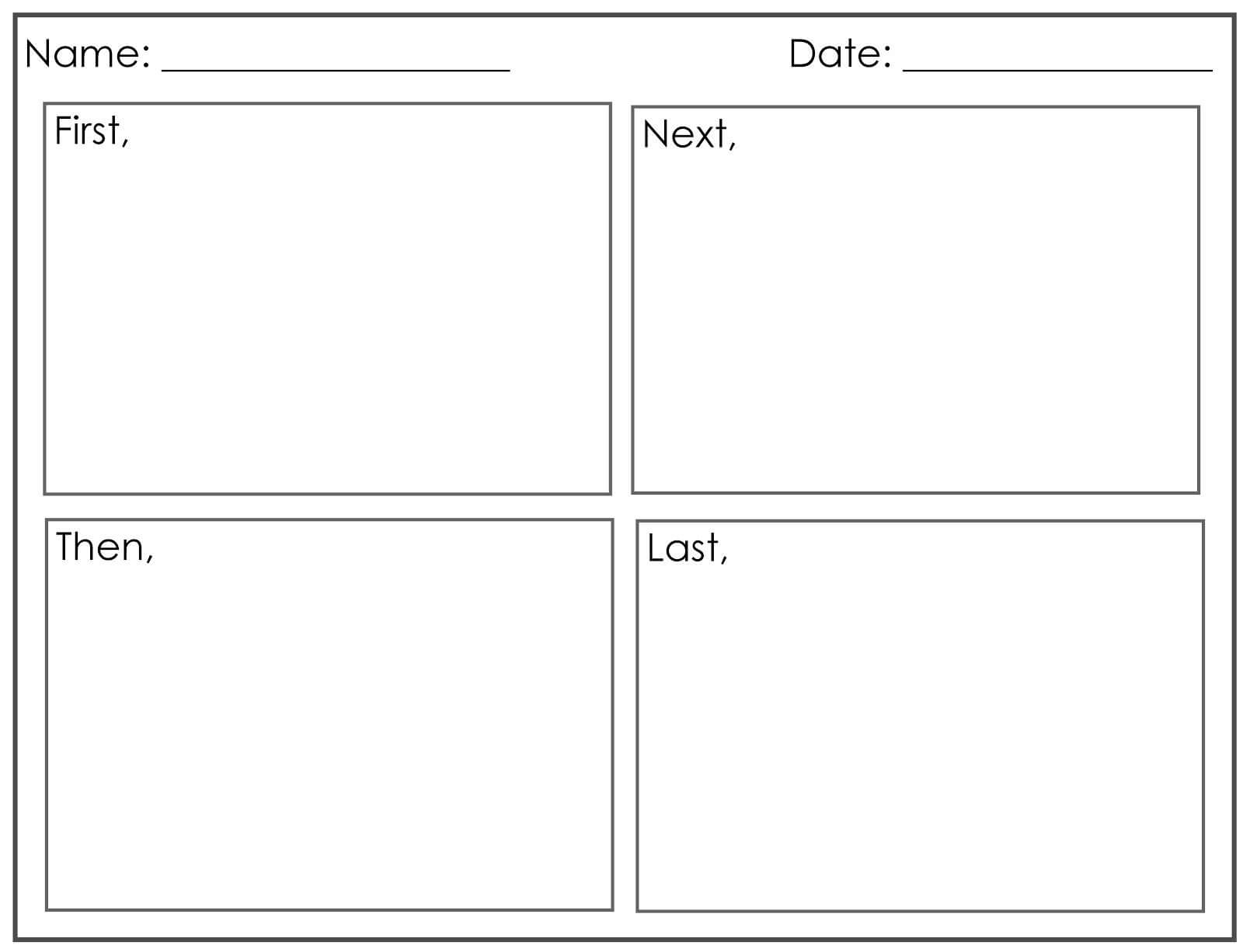 Four Square Writing Template Printable | Four Square Writing With Regard To Blank Four Square Writing Template