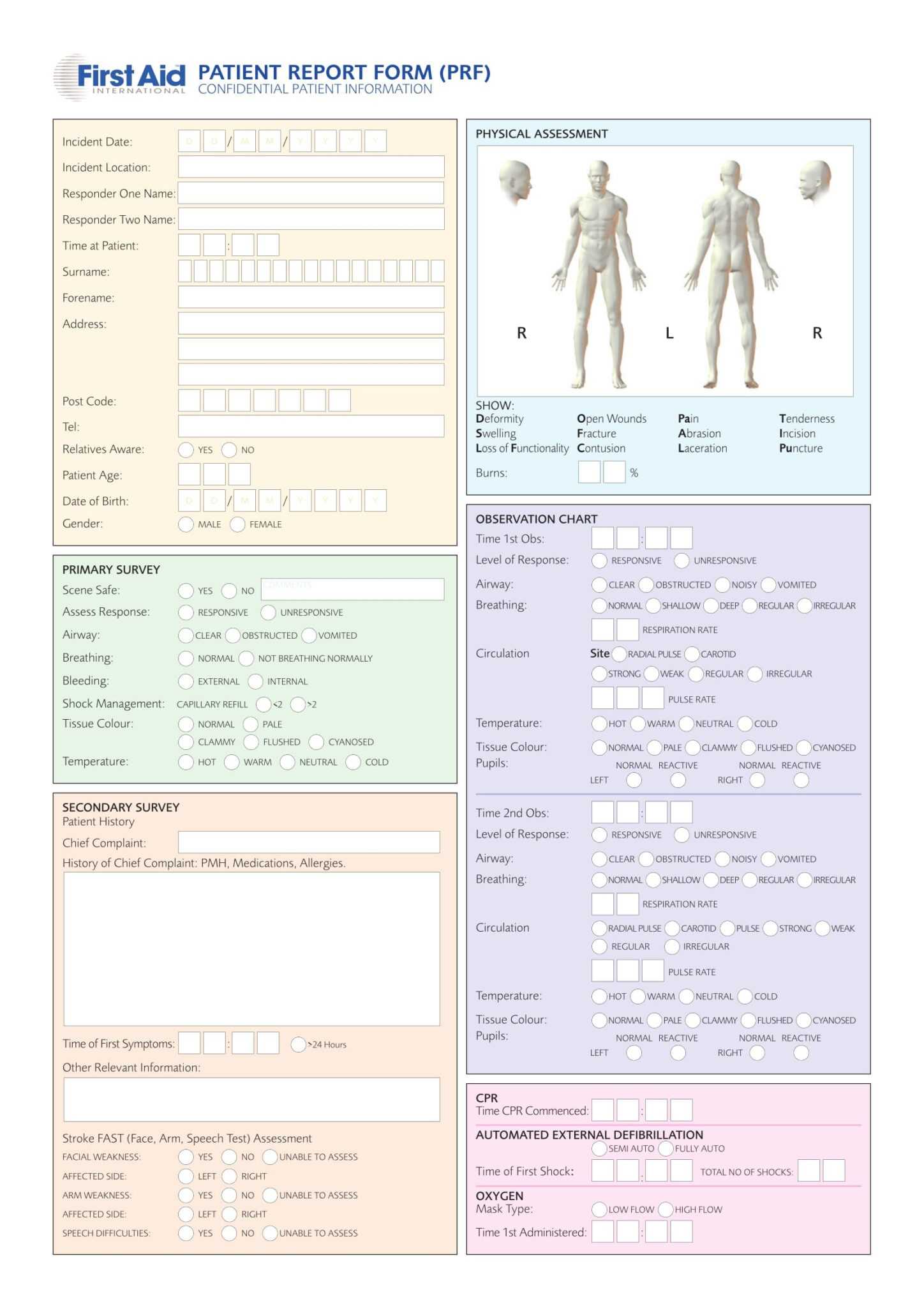 Patient Report Form Template Download Professional Template Examples 1452