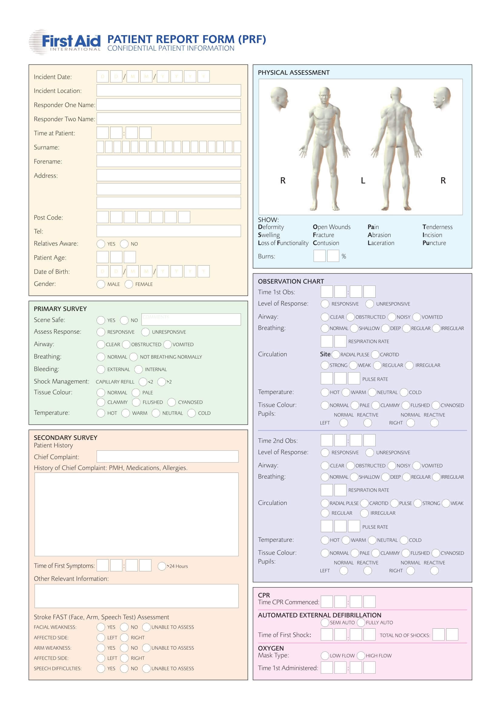 Free 14+ Patient Report Forms In Pdf | Word In Patient Report Form Template Download