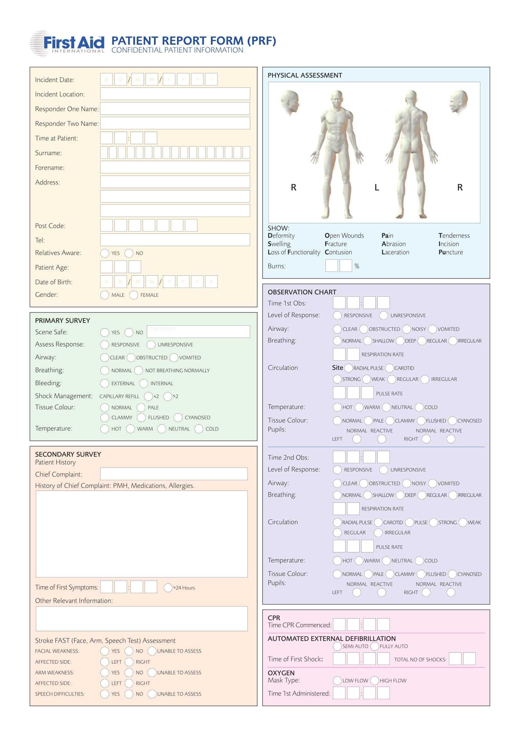 Free 14+ Patient Report Forms In Pdf Word In Patient Report Form