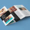 Free Accordion 4 Fold Brochure / Leaflet Mockup Psd Pertaining To 4 Fold Brochure Template