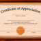 Free Appreciation Certificate Templates Supplier Contract Regarding In Appreciation Certificate Templates