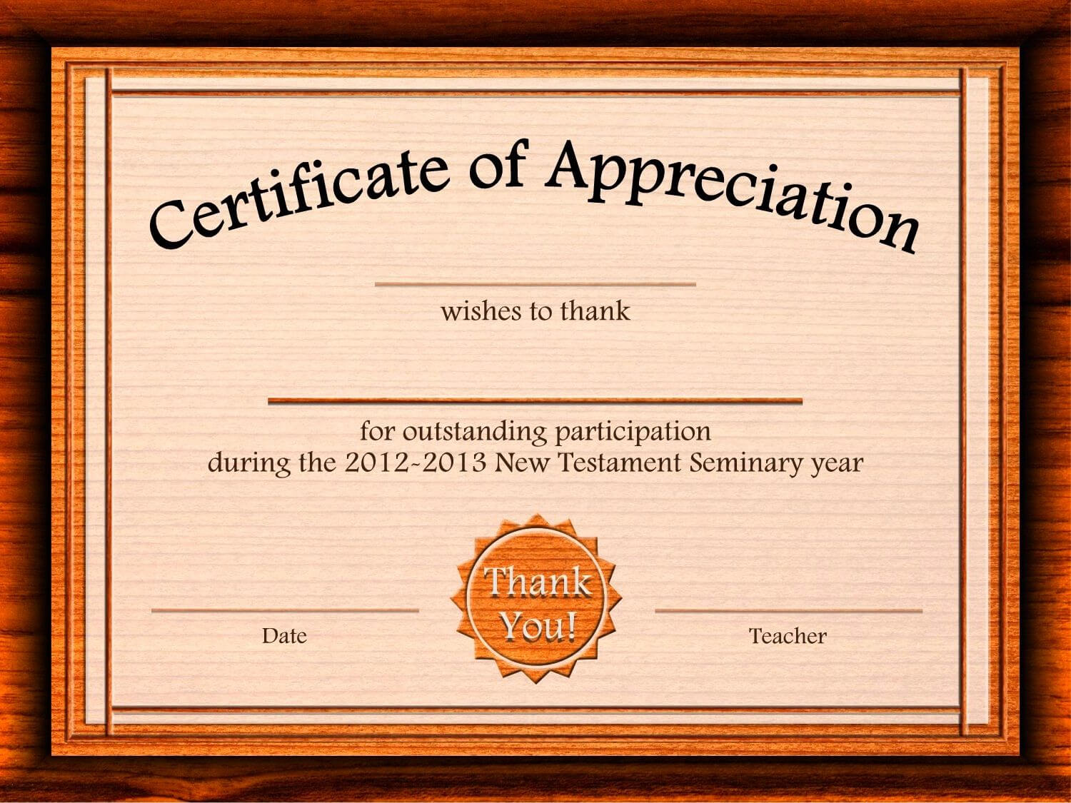 Free Appreciation Certificate Templates Supplier Contract With Best Teacher Certificate Templates Free