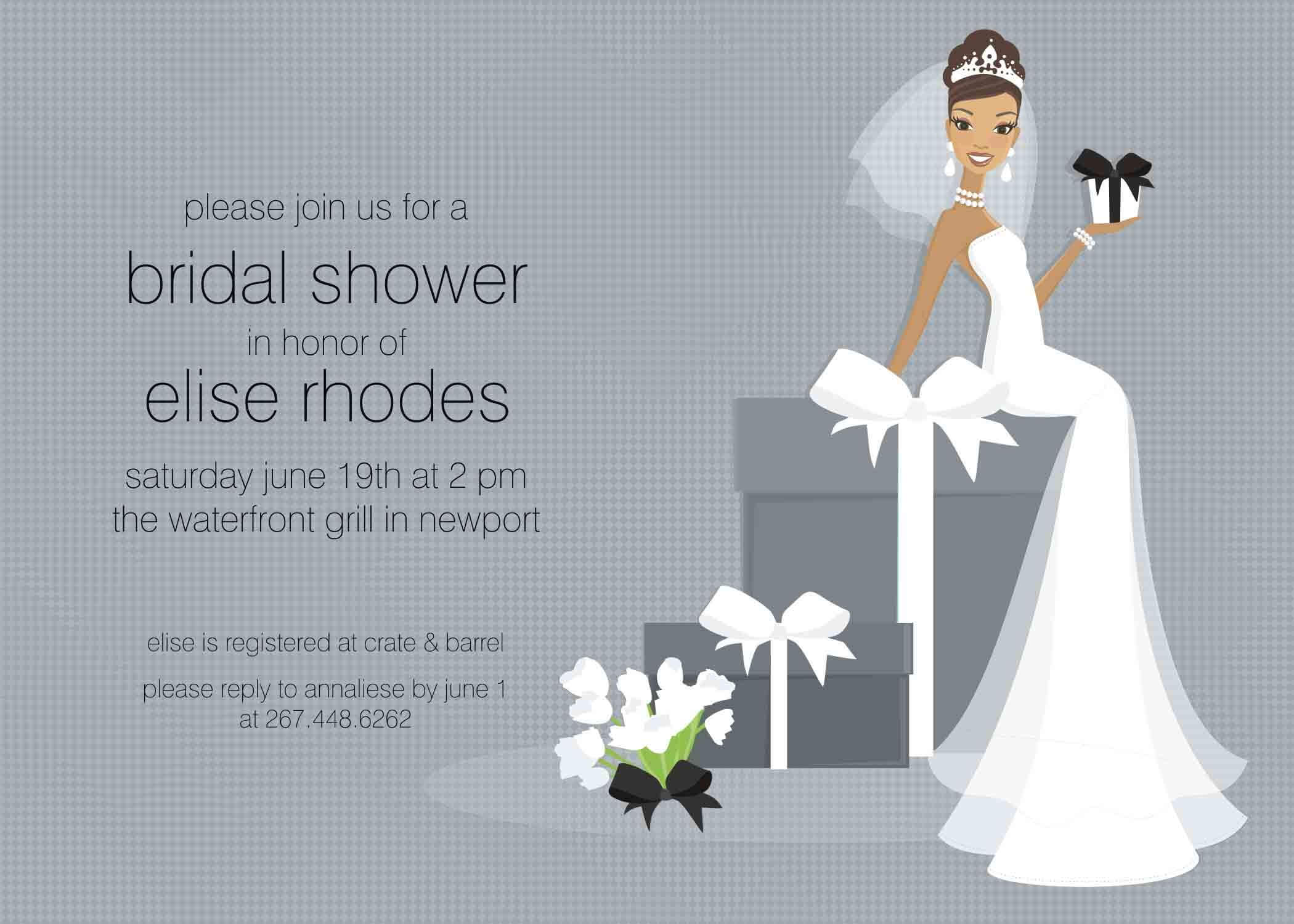 Free Bridal Shower Invitation Templates | Free Wedding Intended For Blank Bridal Shower Invitations Templates