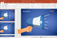Free Buzzword Powerpoint Template throughout Powerpoint Replace Template