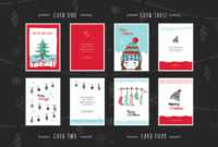 Free Christmas Card Templates For Photoshop &amp; Illustrator throughout Adobe Illustrator Christmas Card Template