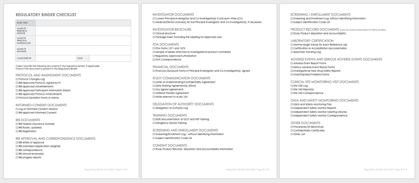 Free Clinical Trial Templates | Smartsheet For Clinical Trial Report Template