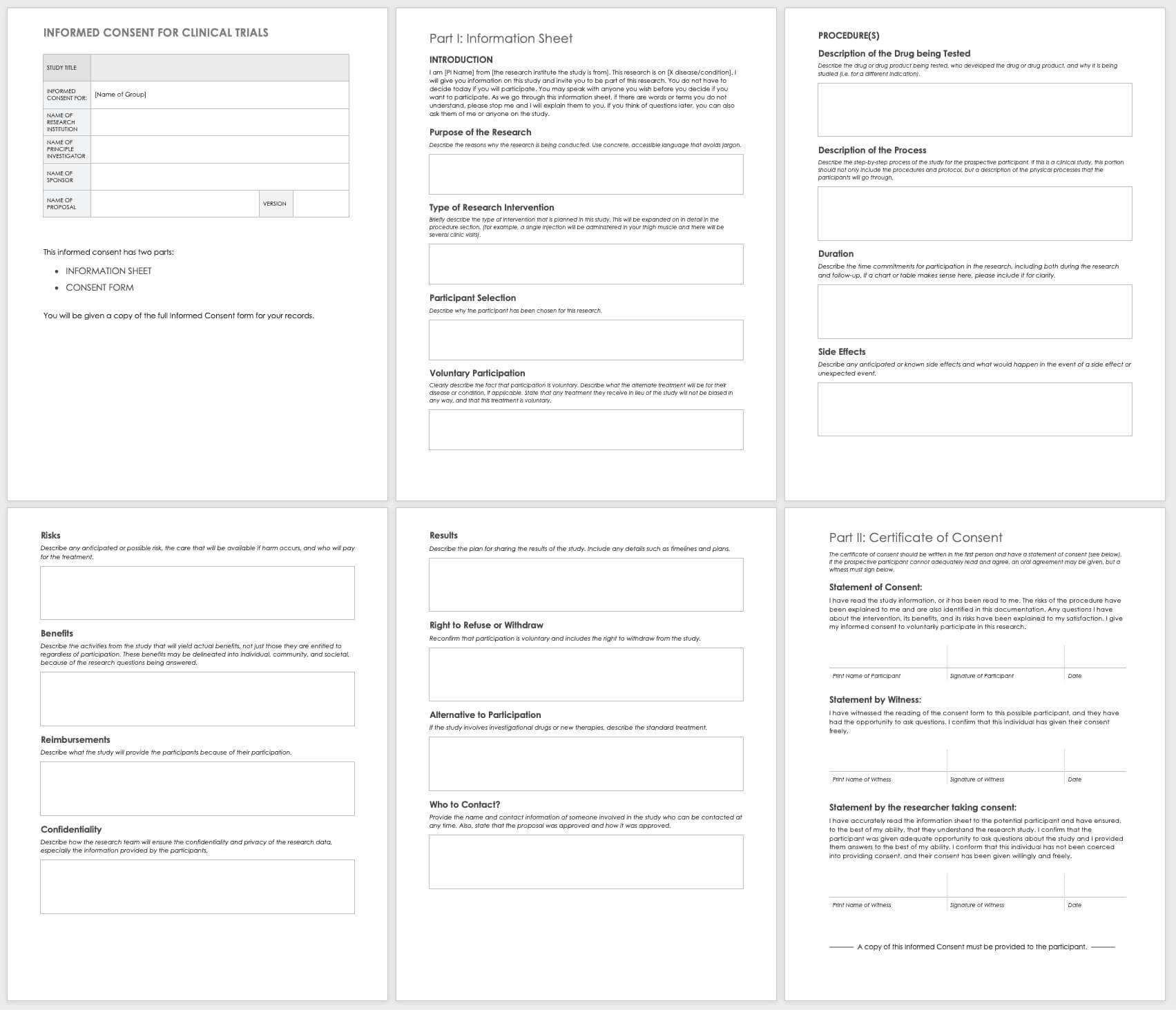 Free Clinical Trial Templates | Smartsheet In Monitoring Report Template Clinical Trials