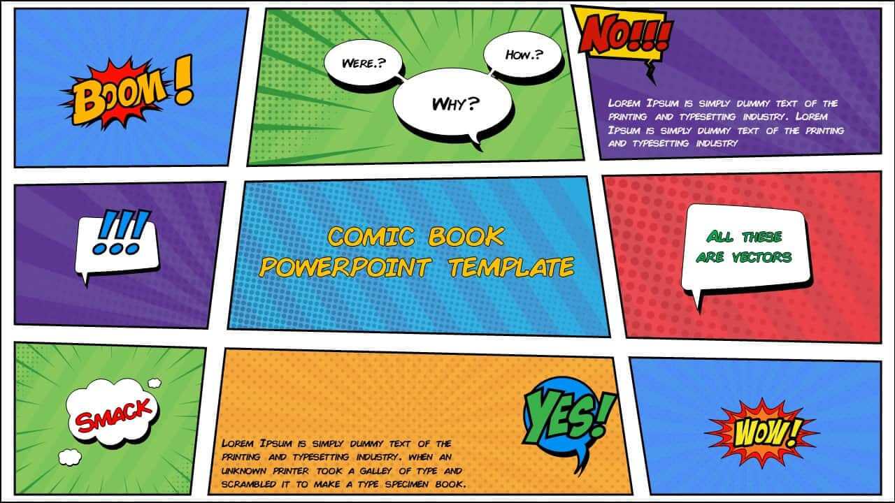 Free Comic Book Powerpoint Template For Download | Slidebazaar Inside Powerpoint Comic Template