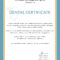 Free Dental Medical Certificate Sample | Free Dental With Regard To Fake Medical Certificate Template Download