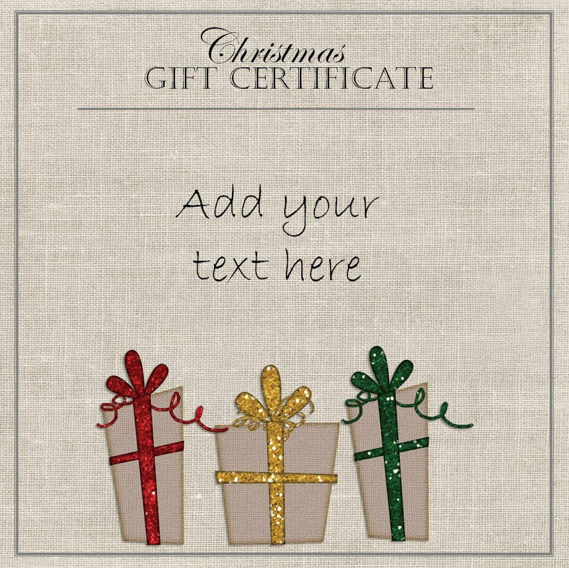 Free Download Gift Certificate Inspirational Free Christmas In Free Christmas Gift Certificate Templates