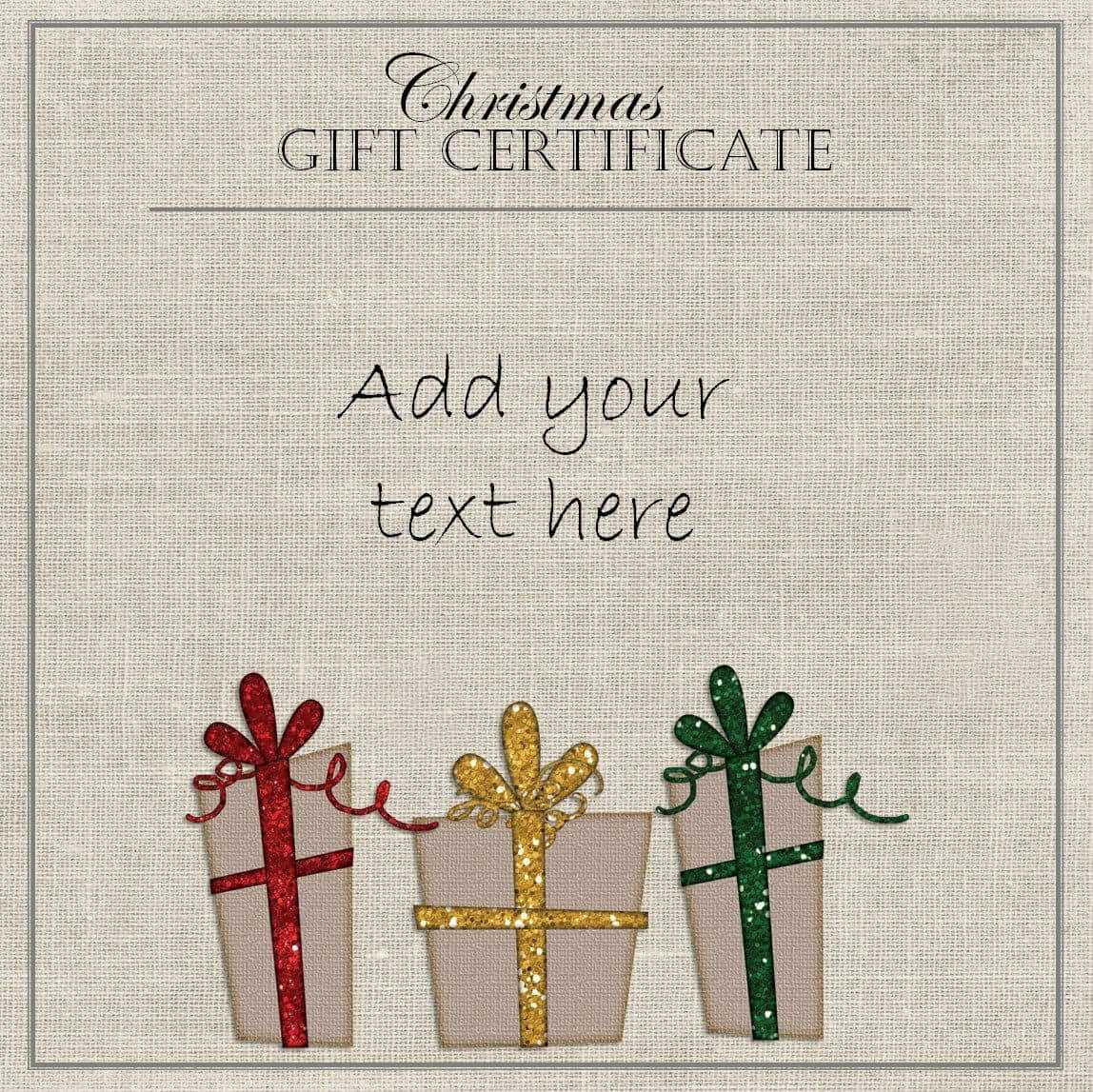 Free Download Gift Certificate Inspirational Free Christmas Pertaining To Christmas Gift Certificate Template Free Download