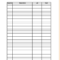 Free Download Inventory Control Sheet Template With Blank Regarding Blank Table Of Contents Template Pdf