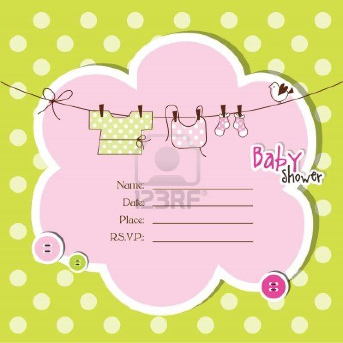 Free Downloadable Invitation Templates Intended For Free Baby Shower Invitation Templates Microsoft Word