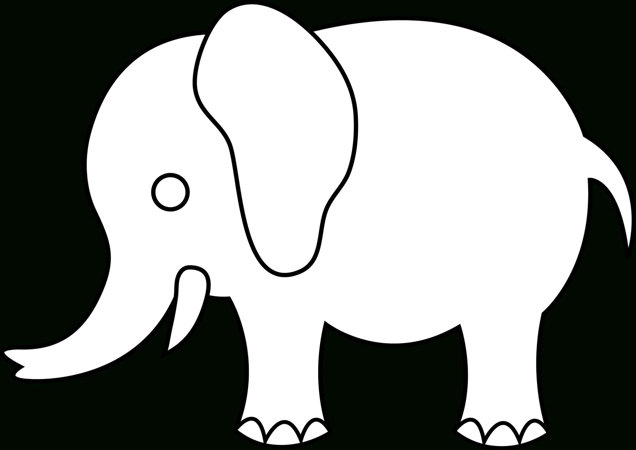 free-elephant-outline-cliparts-download-free-clip-art-free-intended