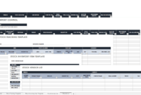 Free Excel Inventory Templates: Create &amp; Manage | Smartsheet intended for Stock Report Template Excel