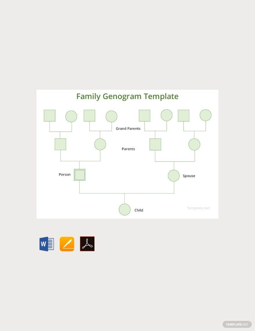 Free Family Genogram | Family Genogram, Genogram Template Intended For Family Genogram Template Word