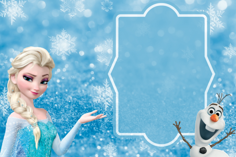 Free Frozen Party Invitation Template