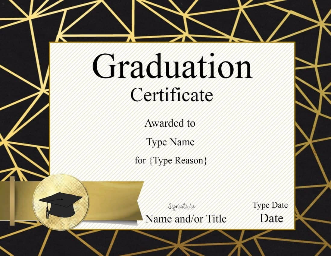 Free Gift Certificate Template Add Logo | Examples Of Thank Inside Graduation Gift Certificate Template Free