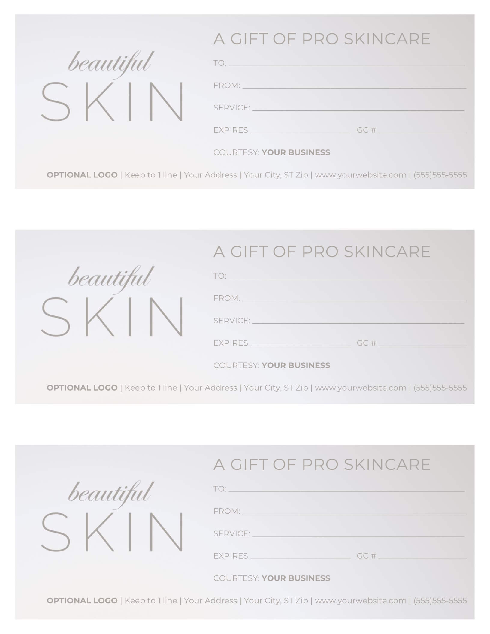 Free Gift Certificate Templates For Massage And Spa Inside Spa Day Gift Certificate Template