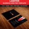 Free Lawyer Business Card Template Psd | Lawyer Business In Calling Card Free Template