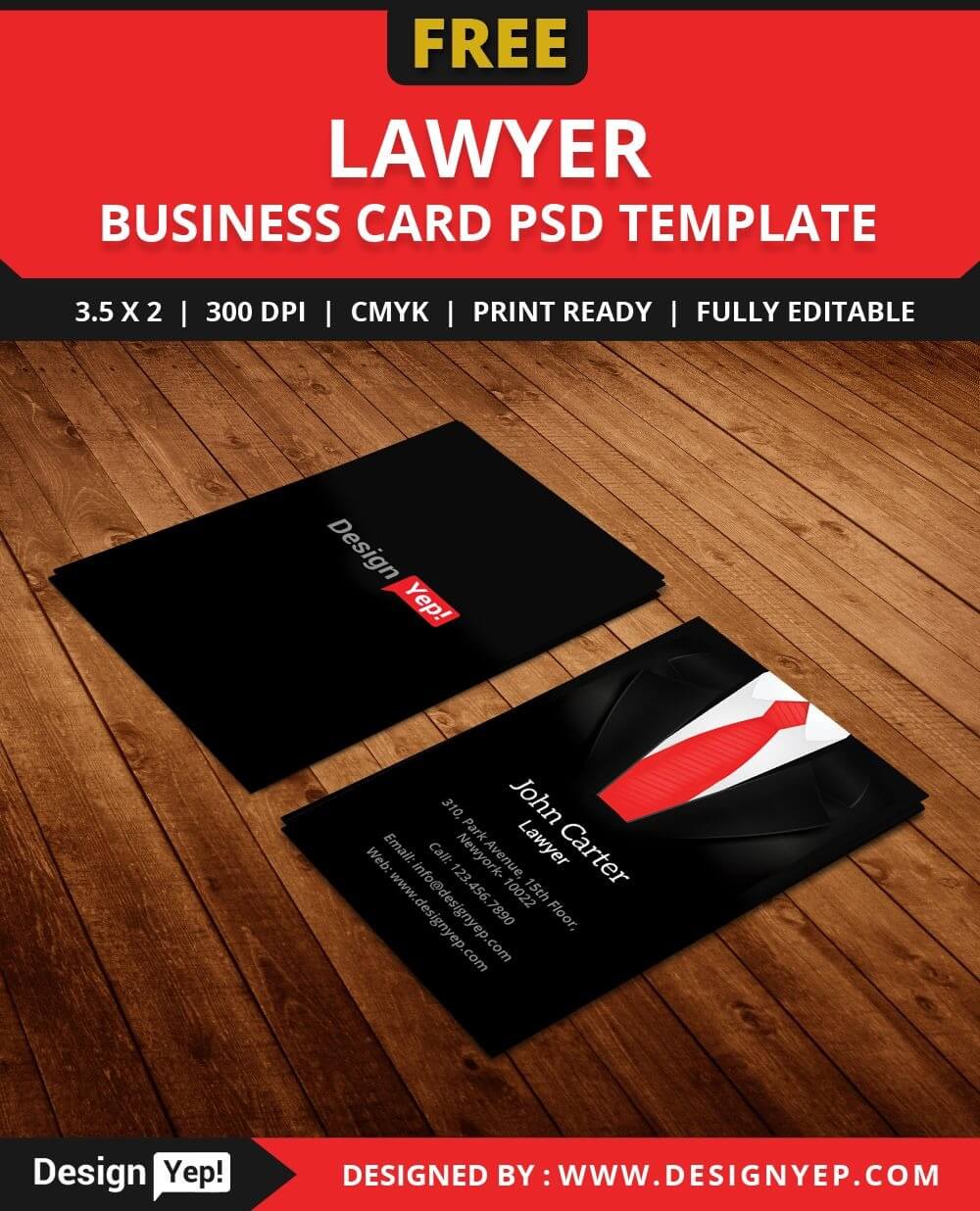 Free Lawyer Business Card Template Psd | Lawyer Business In Calling Card Free Template