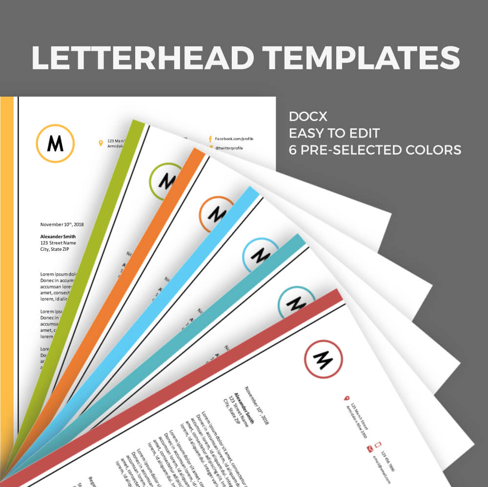 Free Letterhead Template For Ms Word | Free Letterhead Pertaining To Free Letterhead Templates For Microsoft Word