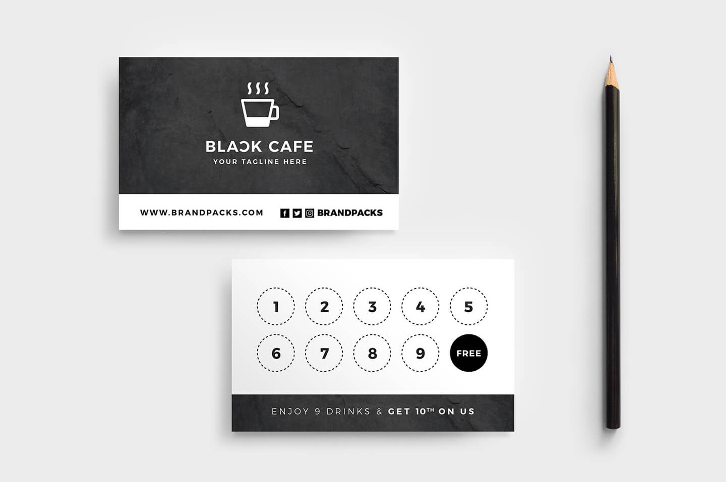 Free Loyalty Card Templates – Psd, Ai & Vector – Brandpacks Intended For Customer Loyalty Card Template Free