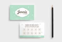 Free Loyalty Card Templates - Psd, Ai &amp; Vector - Brandpacks with regard to Loyalty Card Design Template