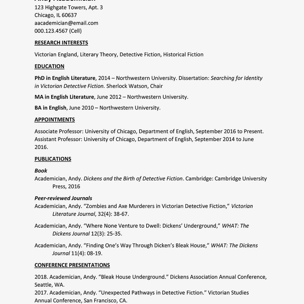 Free Microsoft Curriculum Vitae (Cv) Templates For Word Intended For Academic Journal Template Word