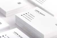 Free Minimal Elegant Business Card Template (Psd) intended for Name Card Photoshop Template