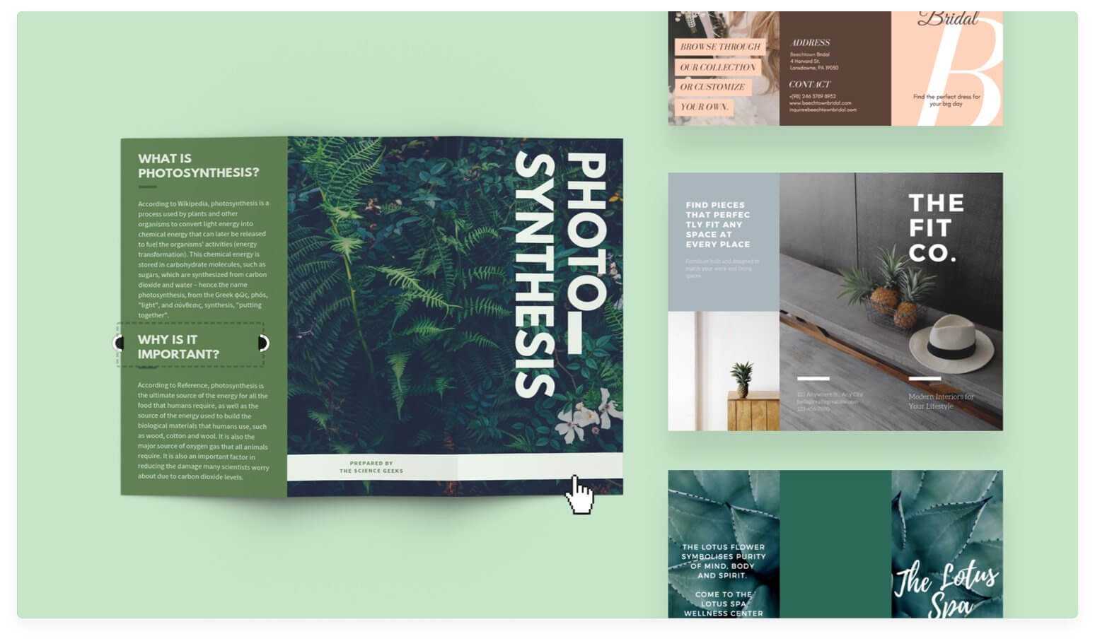 Free Online Brochure Maker: Design A Custom Brochure In Canva Inside Free Online Tri Fold Brochure Template