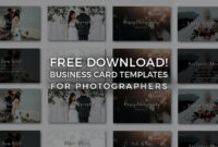 Free Photographer Business Card Templates! - Signature Edits throughout Free Business Card Templates For Photographers