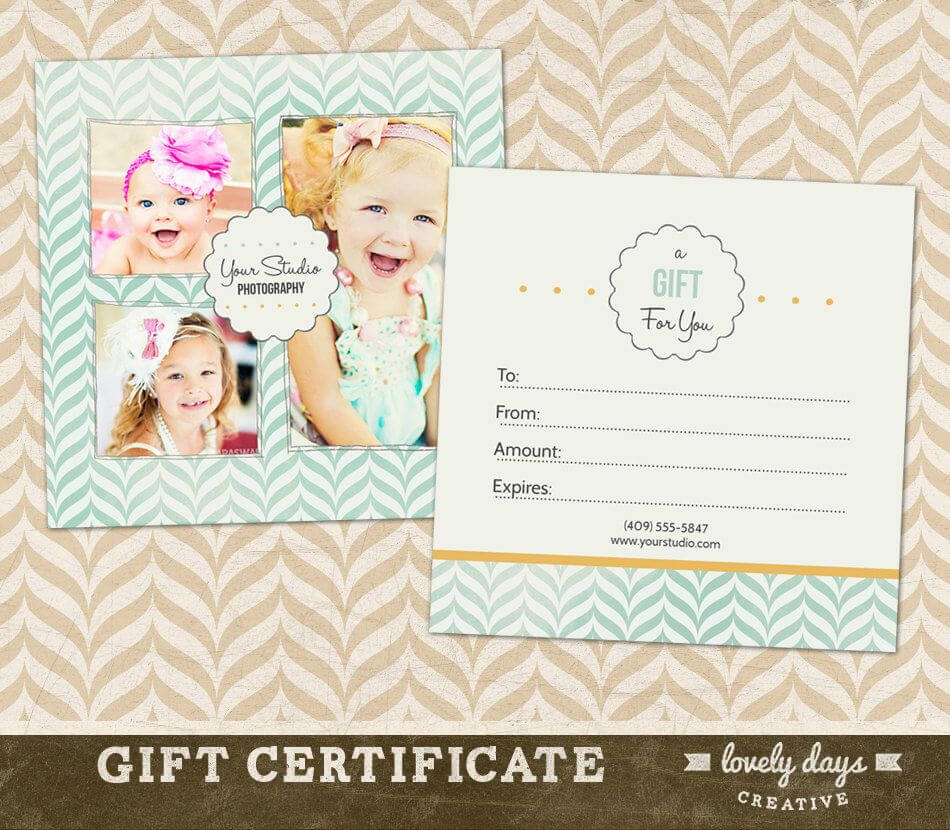 Free Photography Gift Certificate Template Photoshop With Regard To Free Photography Gift Certificate Template