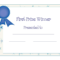 Free Printable Award Certificate Template | Free Printable For First Place Award Certificate Template