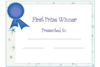 Free Printable Award Certificate Template | Free Printable intended for Winner Certificate Template