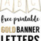 Free Printable Banner Letters Templates | Printable Banner Intended For Letter Templates For Banners