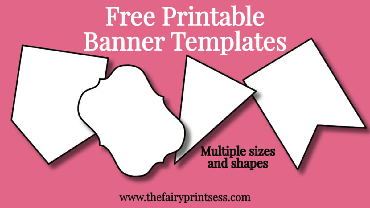 Free Printable Banner Templates – Blank Banners For Diy Intended For Printable Banners Templates Free