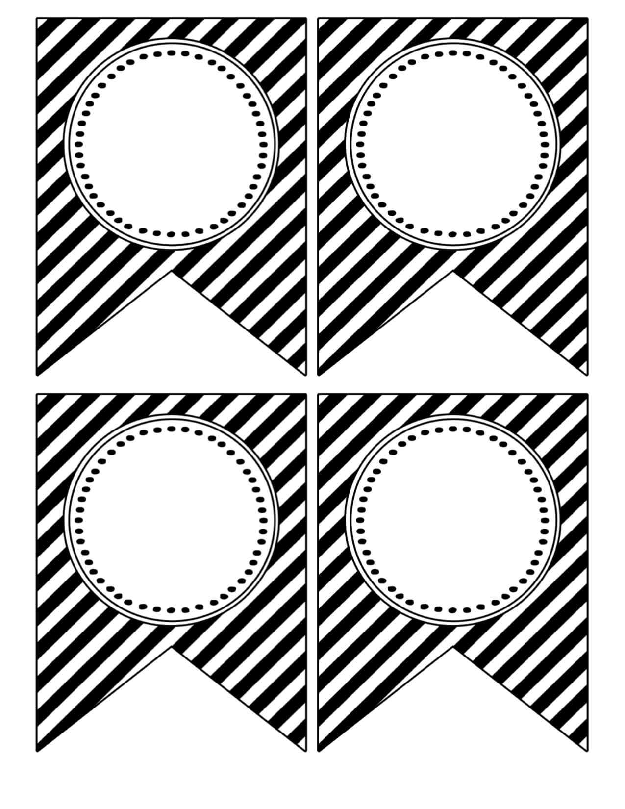 Free Printable Banner Templates Blank Banners Paper Within Banner