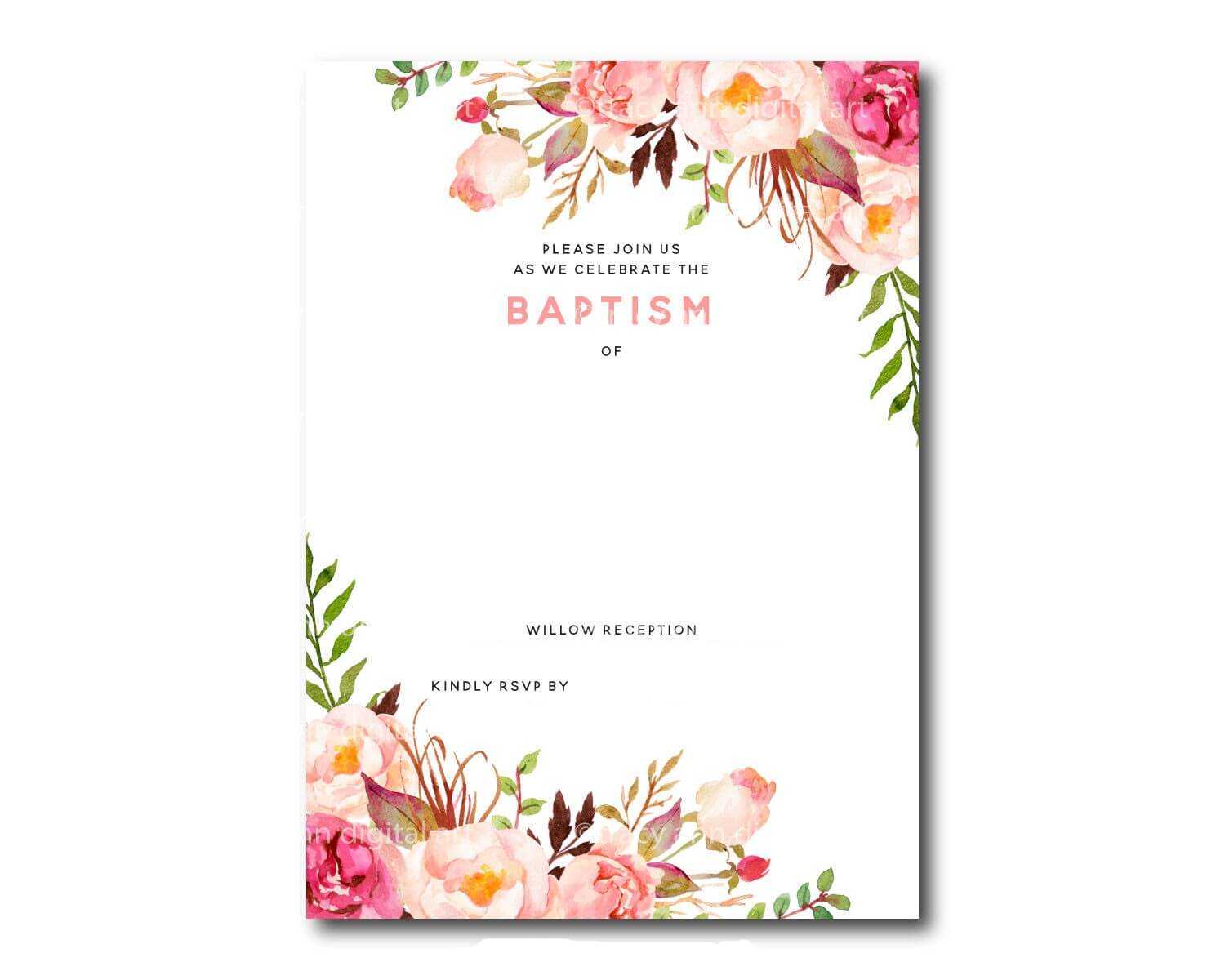 Free Printable Baptism Cards