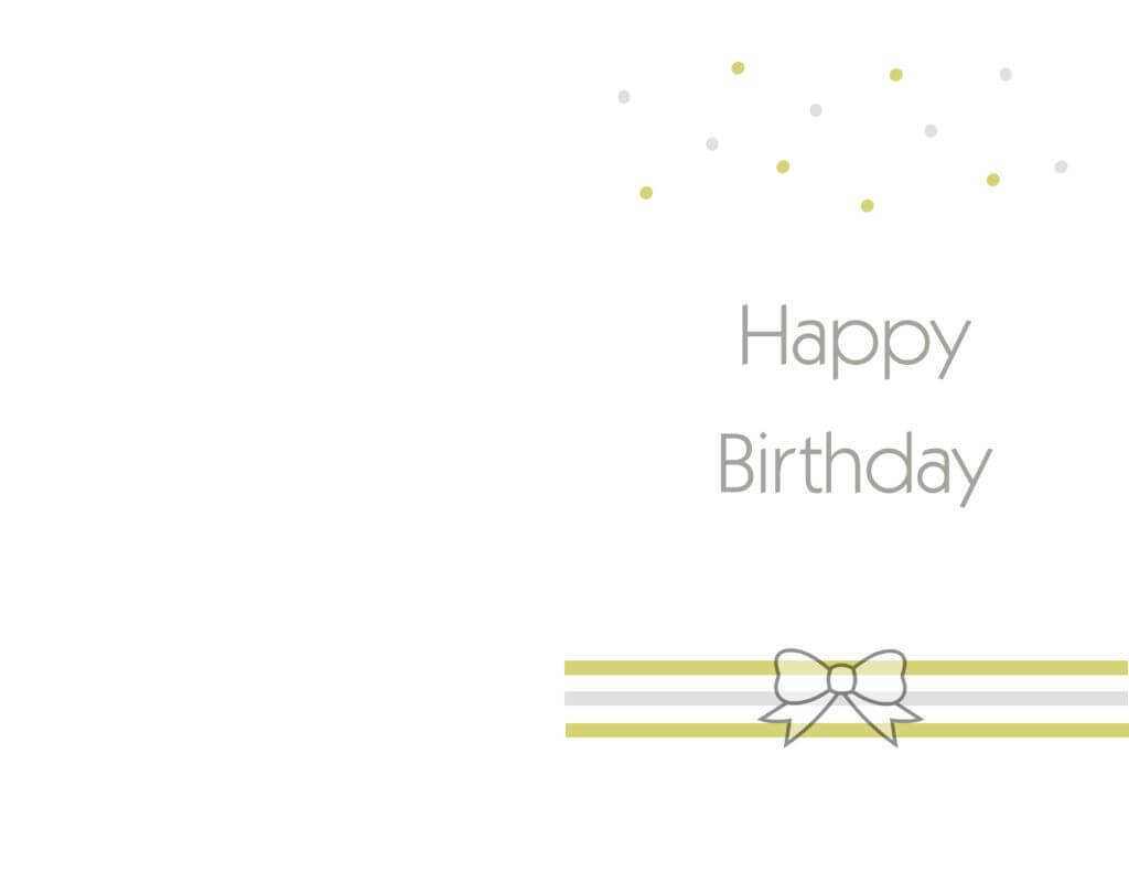 Free Printable Birthday Cards Ideas – Greeting Card Template Intended For Mom Birthday Card Template