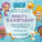 Free Printable Bubble Guppies Invitations | Party In Bubble Guppies Birthday Banner Template