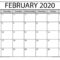 Free Printable Calendar Templates 2020 For Kids In Home in Blank Calendar Template For Kids