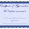 Free Printable Certificates Certificate Of Appreciation In Printable Certificate Of Recognition Templates Free