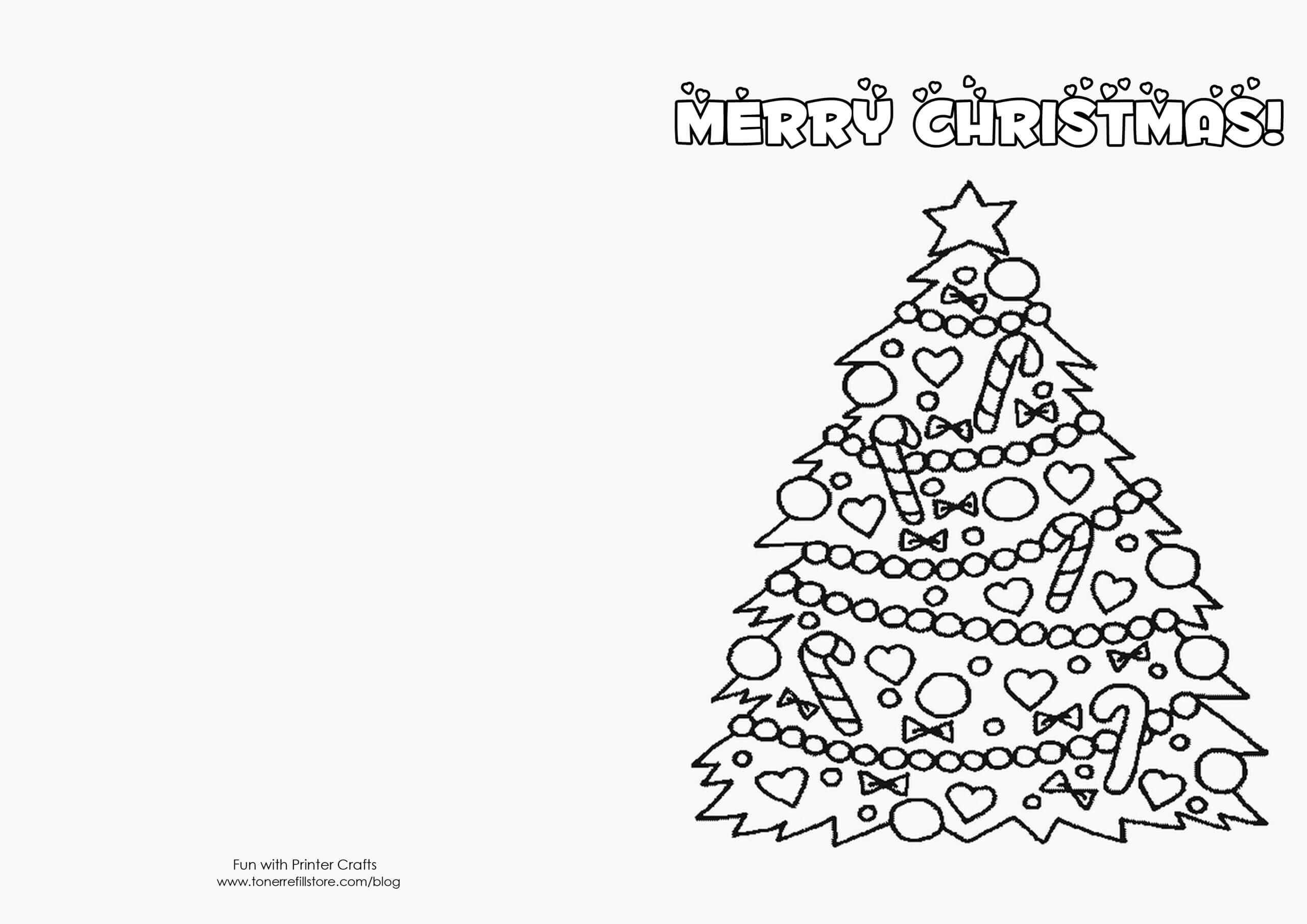 Free Printable Christmas Cards Templates – Zimer.bwong.co In Print Your Own Christmas Cards Templates
