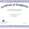 Free Printable Editable Certificates Birthday Celebration for Certification Of Completion Template