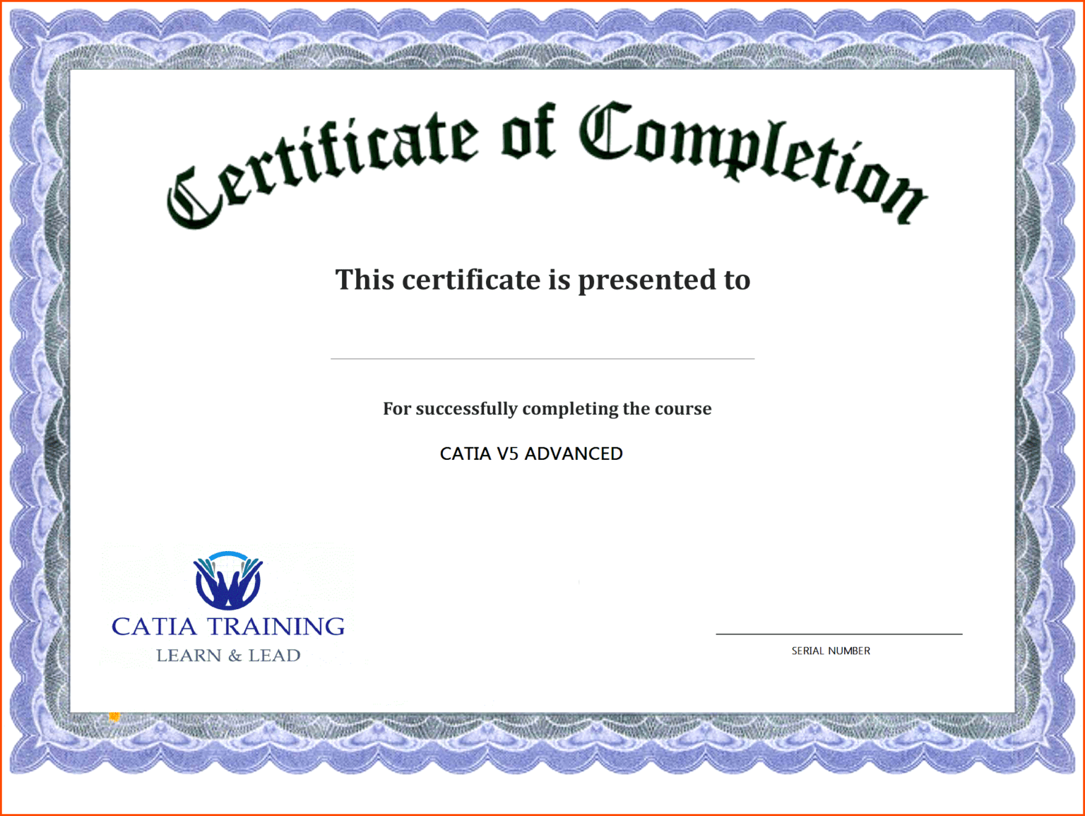 Free Completion Certificate Templates For Word